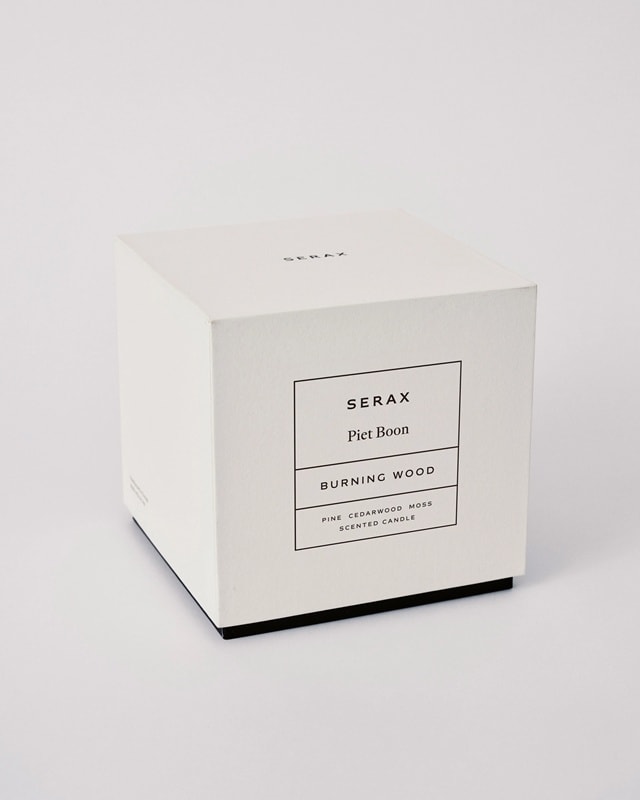 Bougie parfumée M titane Burning Wood - Image 3