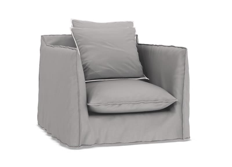 Fauteuil Ghost 01 Lino Bianco - Image 5