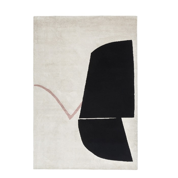 TAPIS Antique Rose et Noir - Image 2